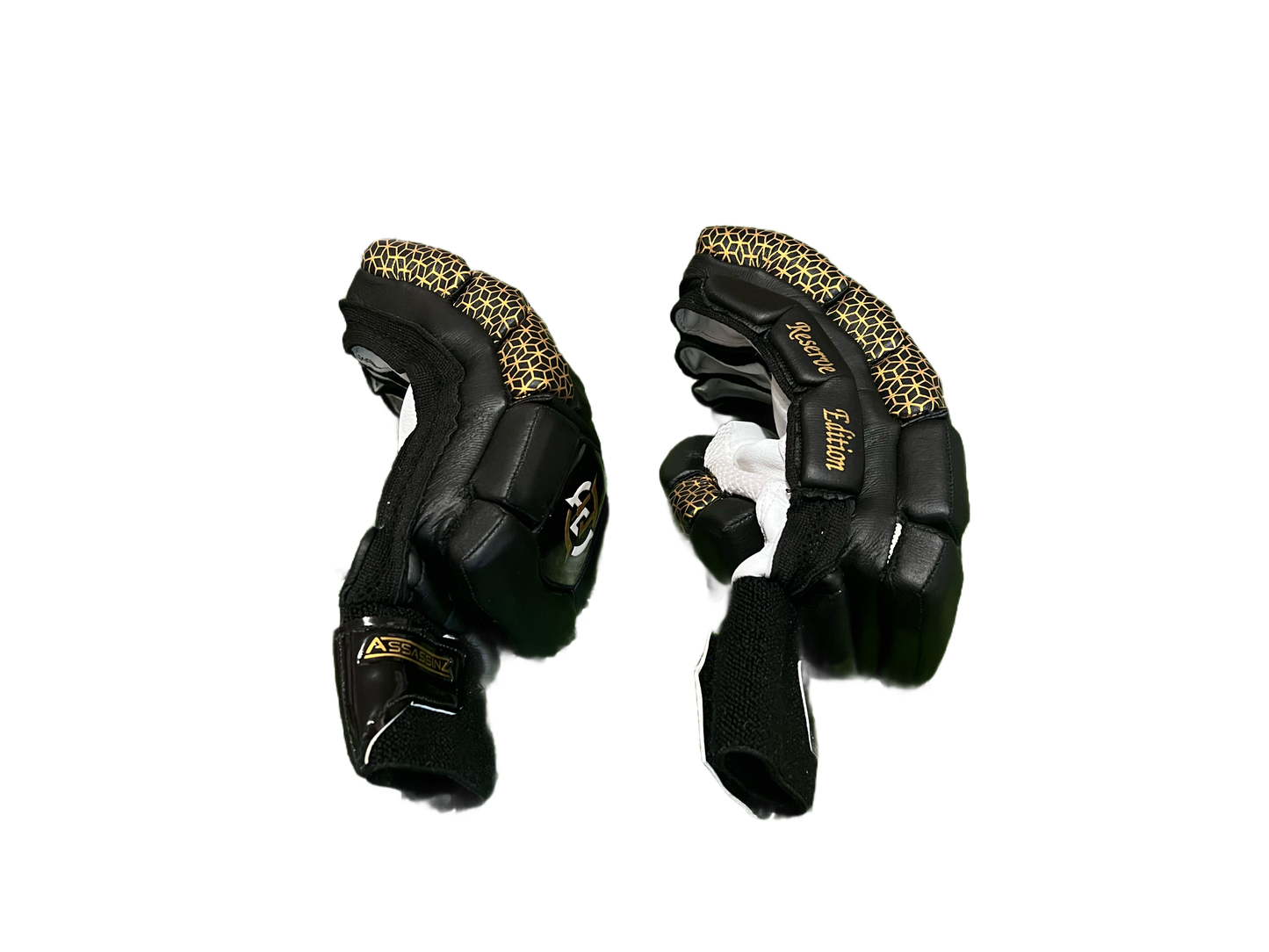 Black and Gold Edition Embossed Cricket Gloves!